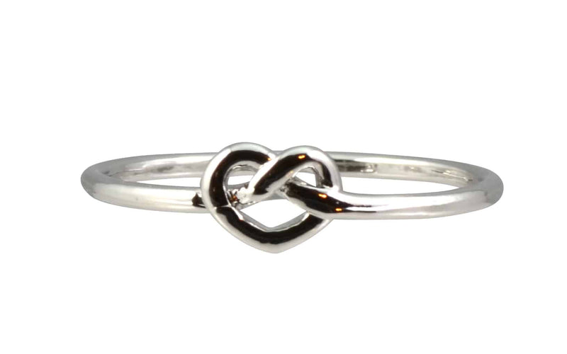 Enreverie Knot Ring, Silver Plated Approx Size 6