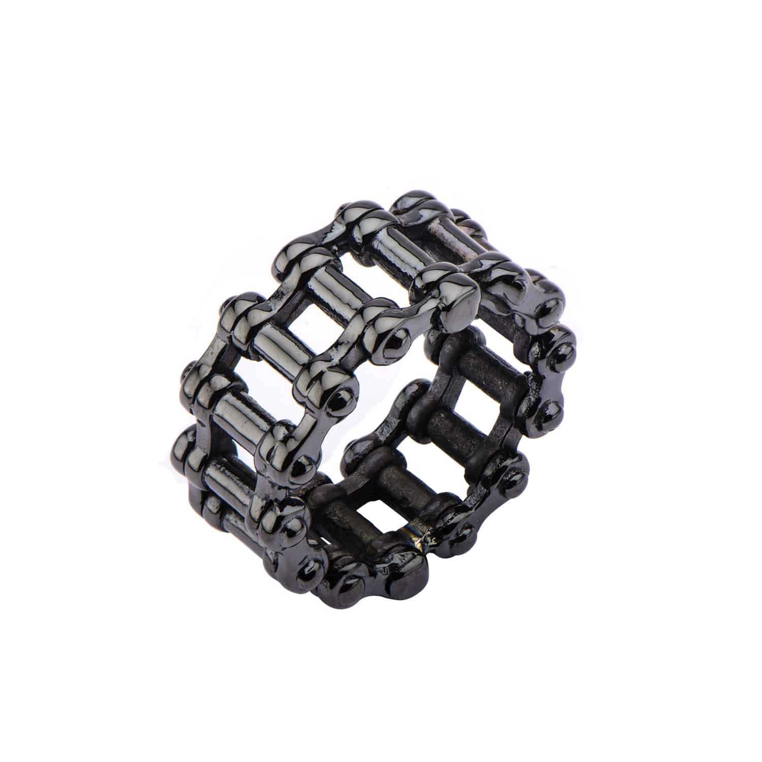 INOX Men's Stainless Steel Motor Chain Ring, Size 11