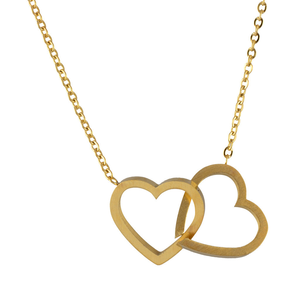 To Daughter - Interlocking Heart Necklace – Happy Covers