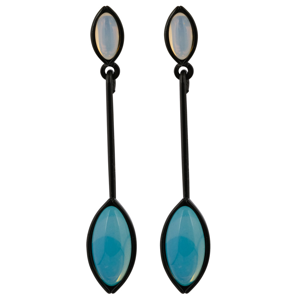 Kristina Collection Crystal Wire Dangle Earrings