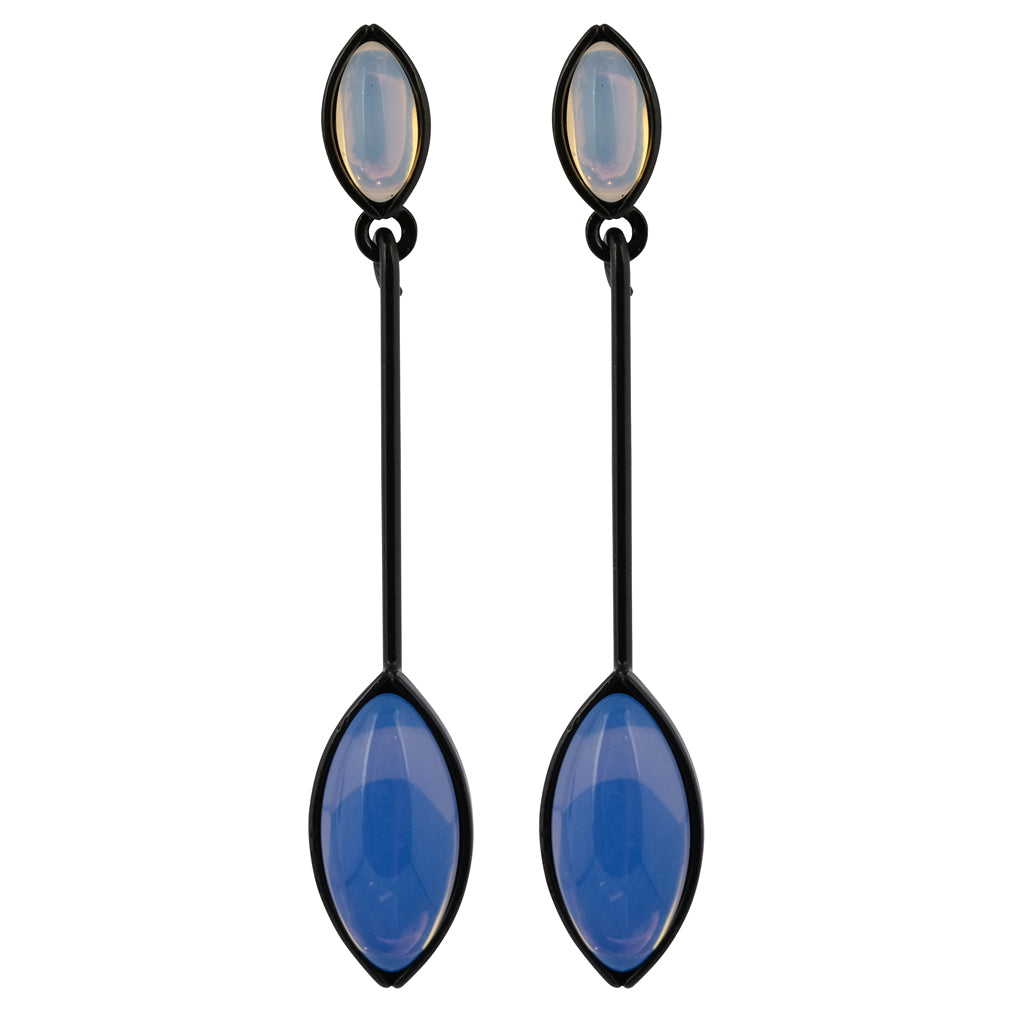 Kristina Collection Crystal Wire Dangle Earrings
