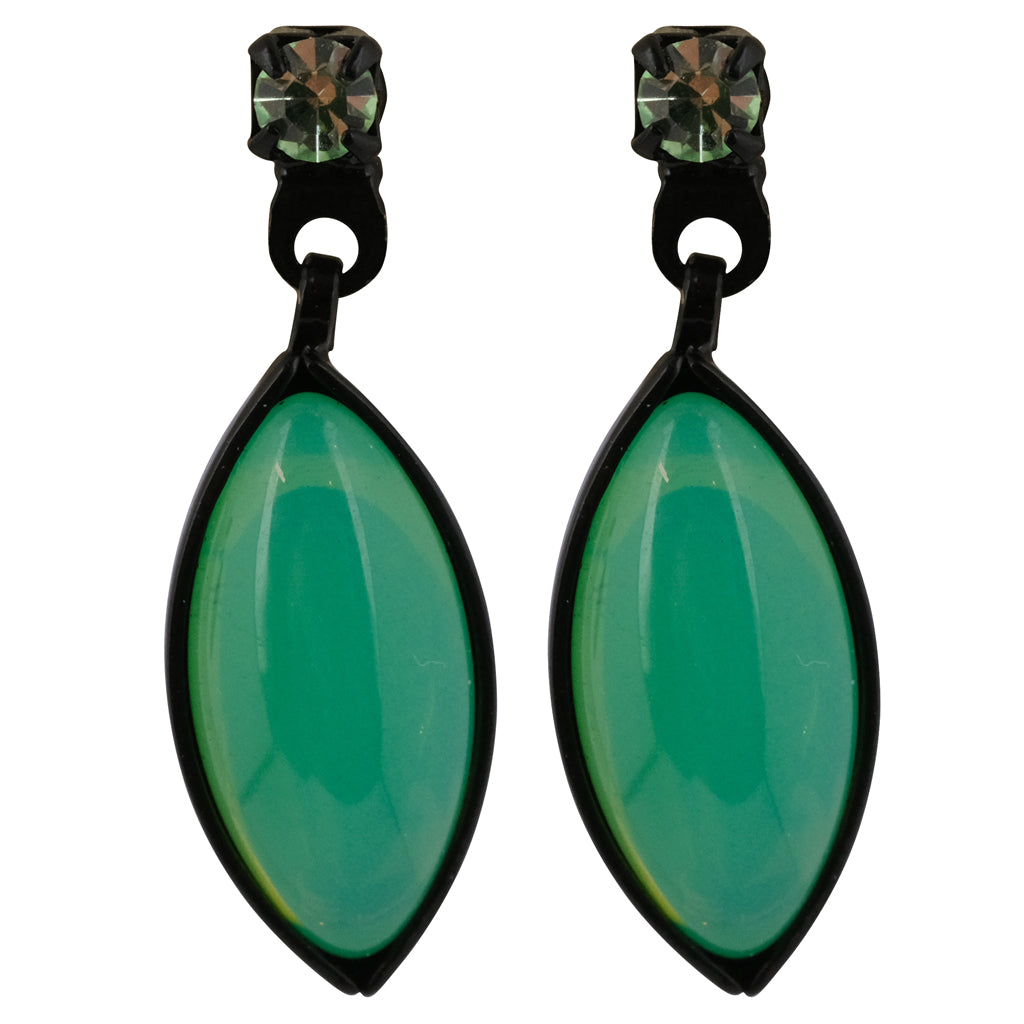 Kristina Collection Crystal Wire Drop Earrings