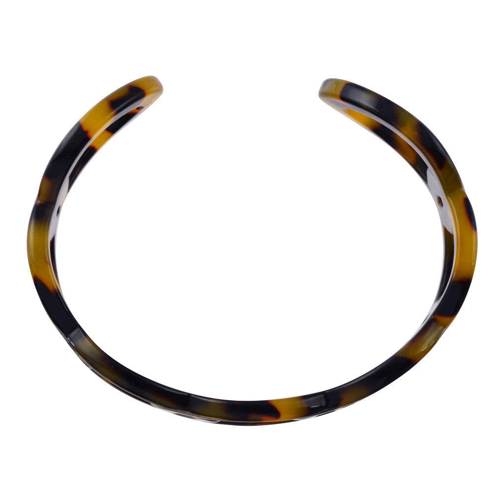 Lorren Bell Tokyo Chain Link Cuff, False Tortoise Shell Bracelet