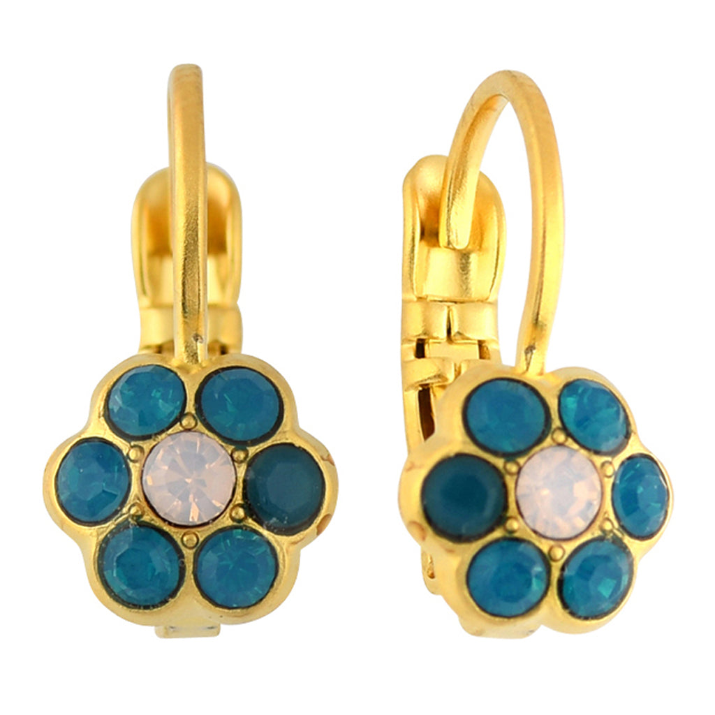 Mariana Jewelry Peacock Earrings, Gold Plated with crystal, Nature Collection MAR-E-1166_1 2139 YG6