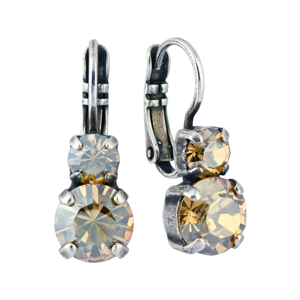 Mariana Jewelry Silver Plated Crystal Earrings