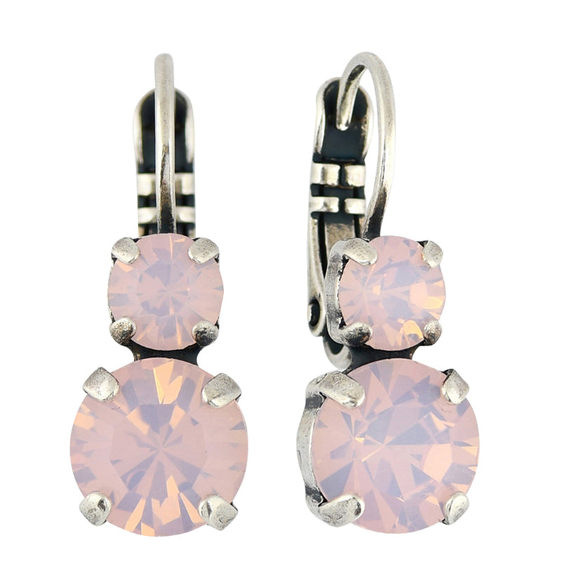 Mariana Jewelry Saba Earrings, Silver Plated with crystal, Nature Collection MAR-E-1190 5022 SP6