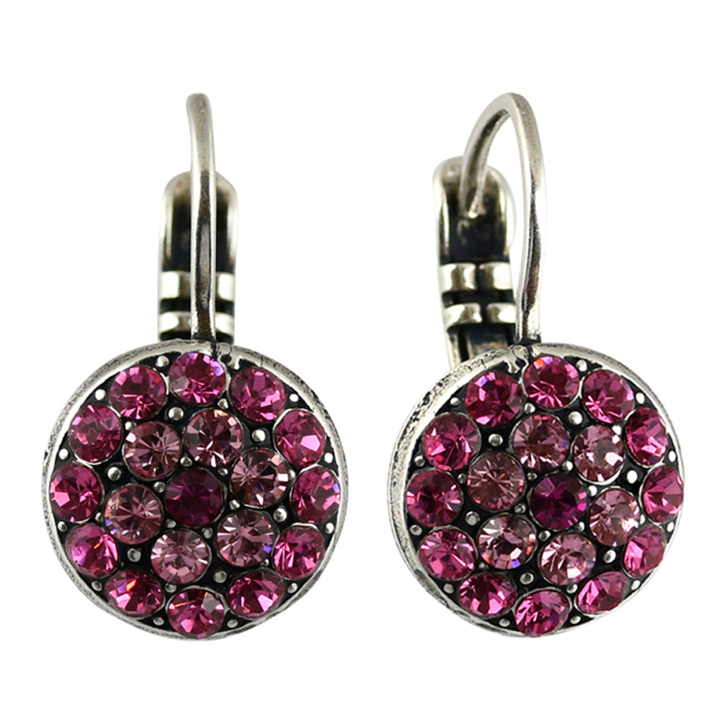 Mariana Jewelry Saba Earrings, Silver Plated with crystal, Nature Collection MAR-E-1416 5022 SP6