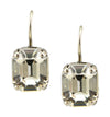 Mariana Jewelry Silver Plated crystal Rectangle Drop Earrings