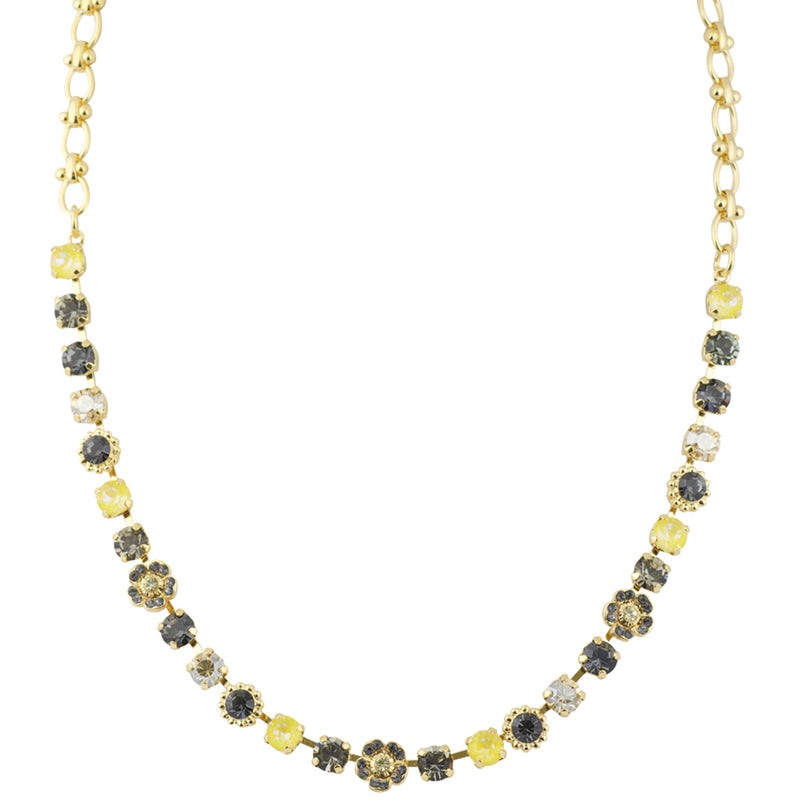 Mariana "Painted Lady" Gold Plated Crystal Necklace, 18"
