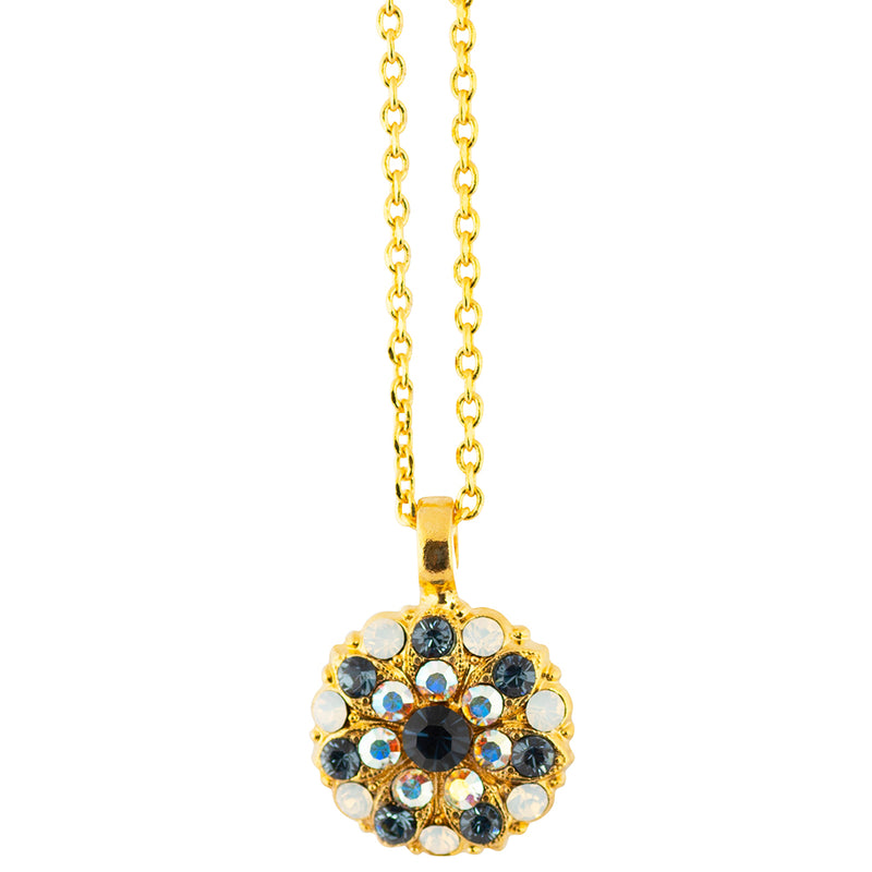Mariana Jewelry Mood Indigo Guardian Angel Pendant Necklace, Gold Plated
