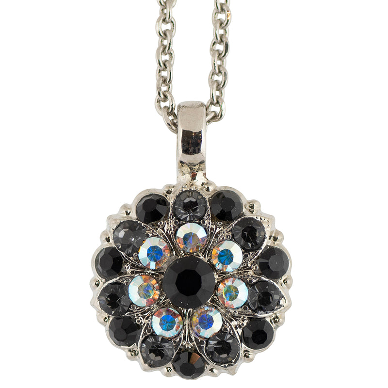 Mariana Jewelry Tuxedo Guardian Angel Pendant Necklace, Rhodium Plated