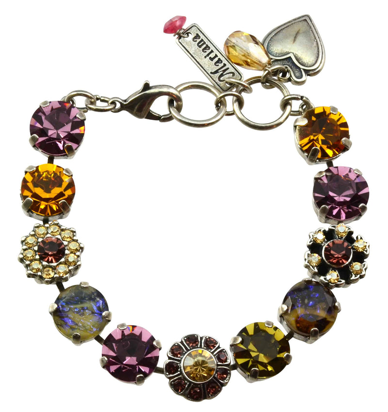 Mariana Jewelry Dream Silver Plated crystal Tennis Bracelet
