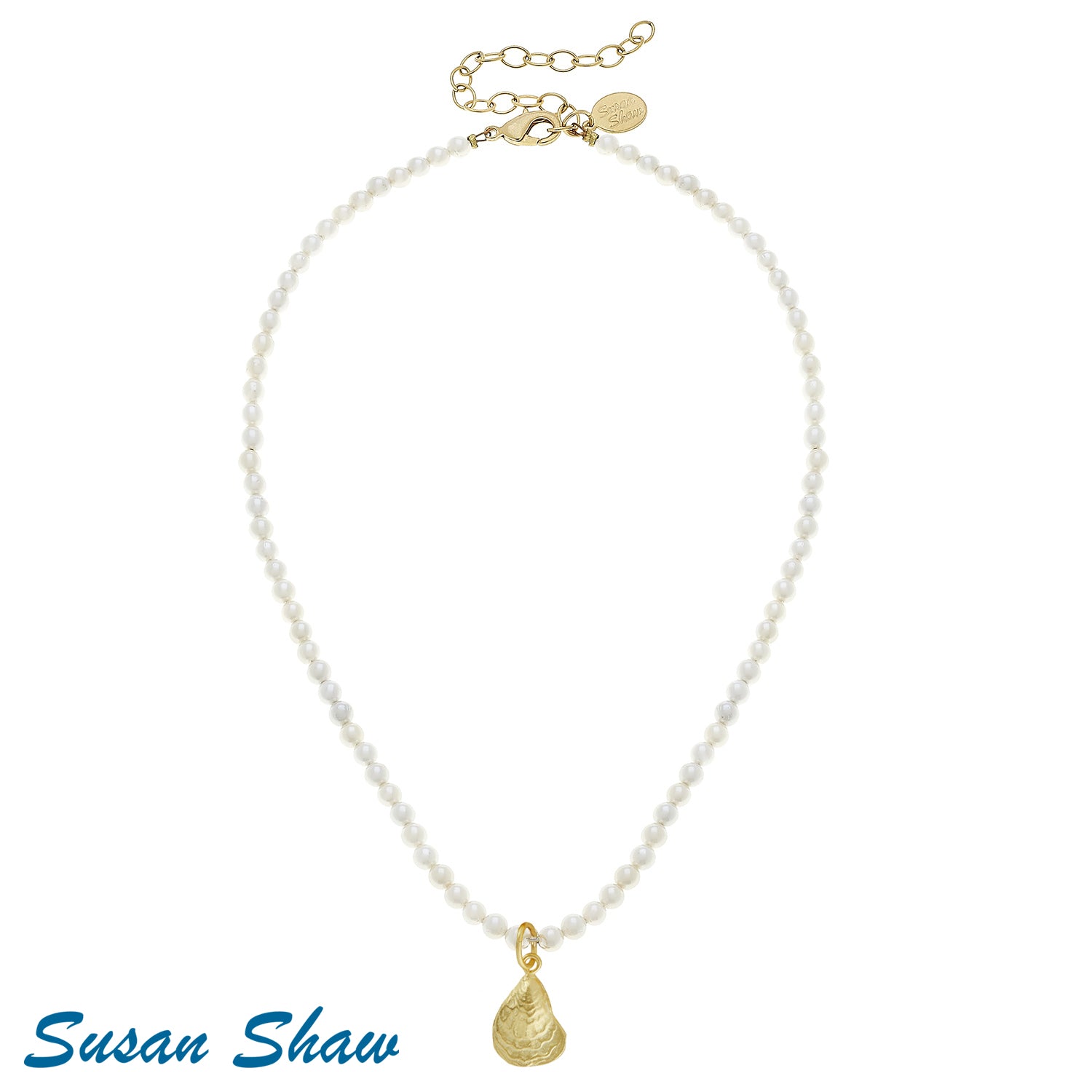 Susan Shaw Pearl Alys Oyster Necklace
