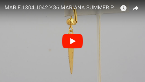 Mariana Jewelry Summer Palace Gold Plated crystal Art Deco Icicle Dagger Drop Earrings