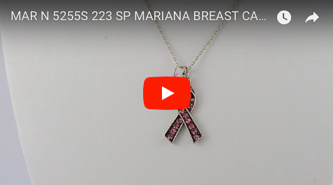 Mariana Jewelry Breast Cancer Awareness Necklace Pink n 5255