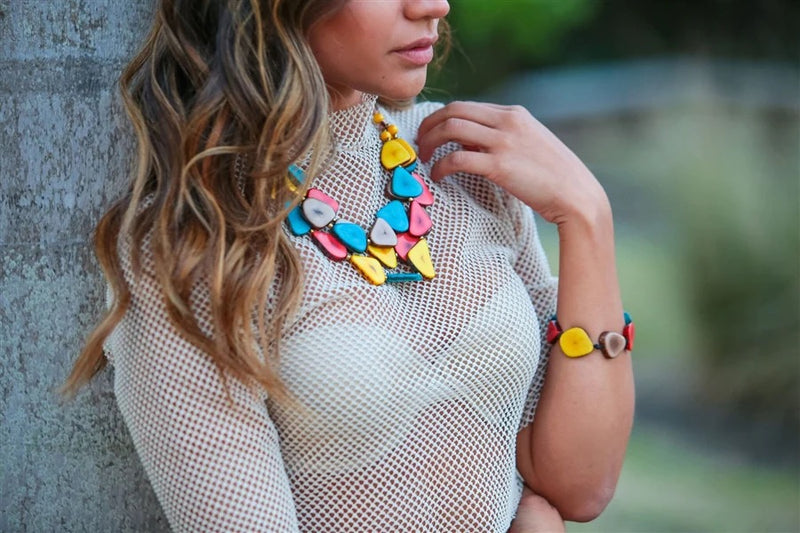 Tagua Jewelry "Alma" Bracelet in Multicolor