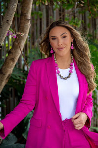 Tagua Jewelry "Alma" Dangle Earrings in Lime
