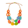 Tagua Jewelry "Africa" Necklace in Multicolor