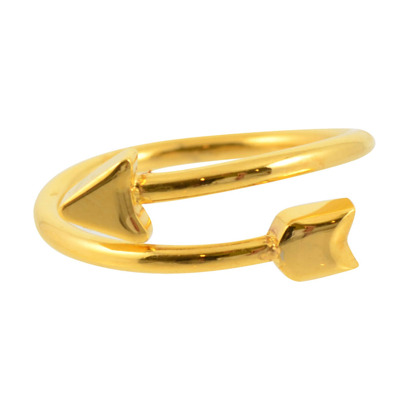 Zenzii Arrow Ring, Goldtone Size 7